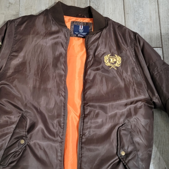 Phat Farm Mens Large Y2K Vintage satin puff flight jacket - Picture 15 of 16